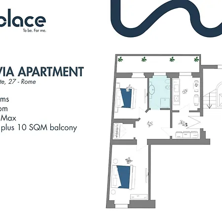 Daplace - Ottavia Apartman Róma
